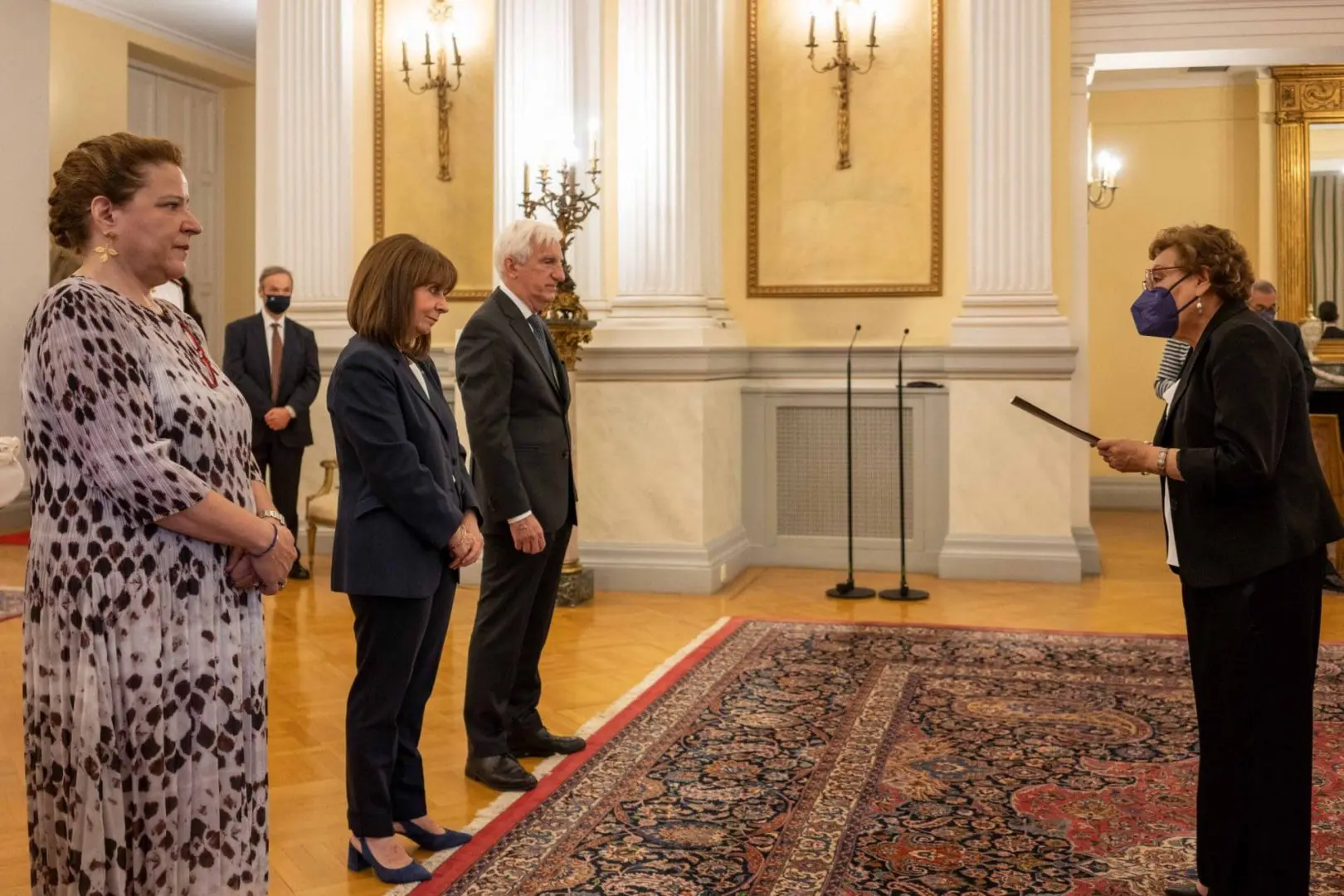 Τελετή επίδοσης διαπιστευτηρίων νέων Πρέσβεων 4