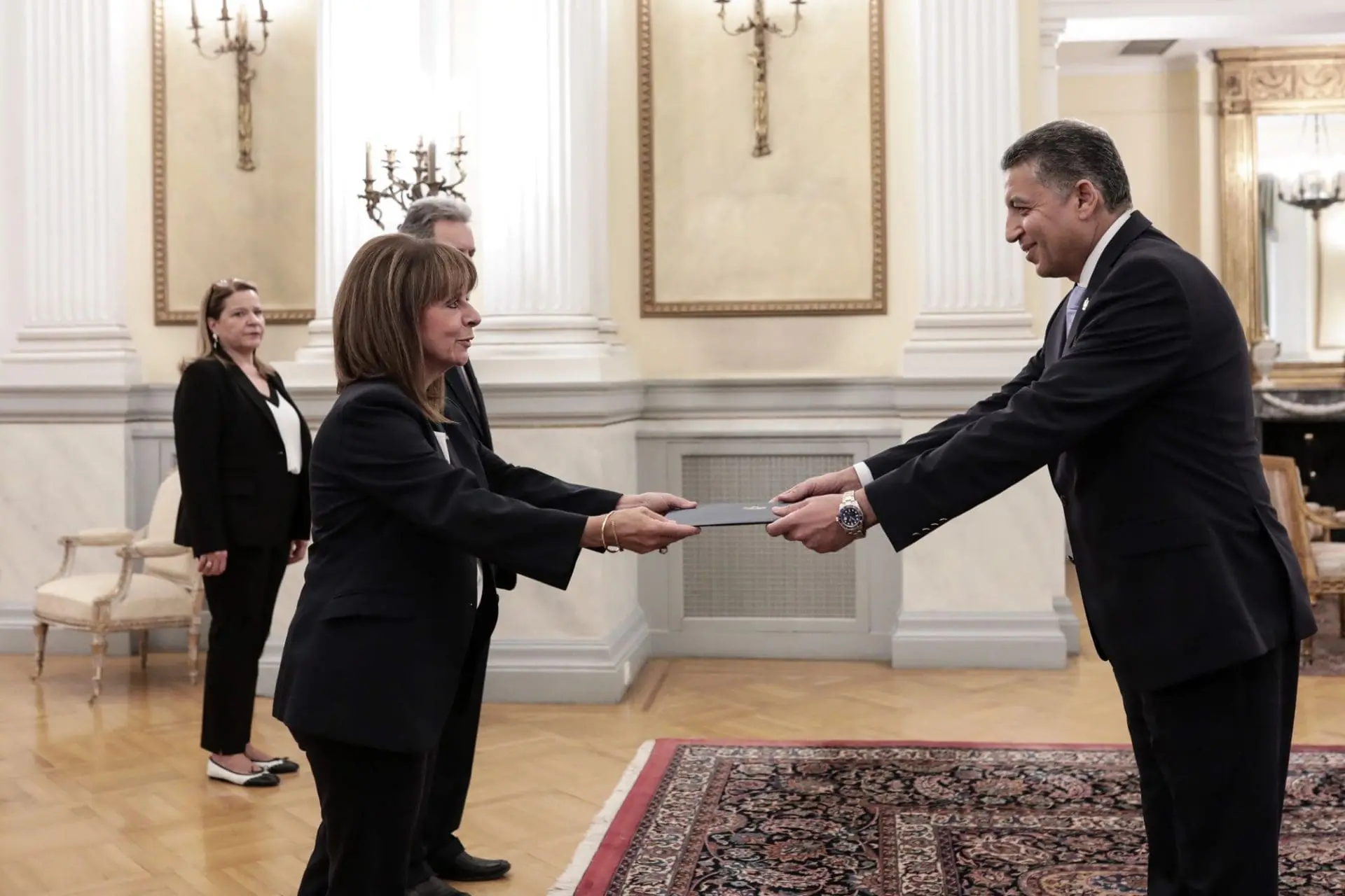 Τελετή επίδοσης διαπιστευτηρίων νέων Πρέσβεων 6