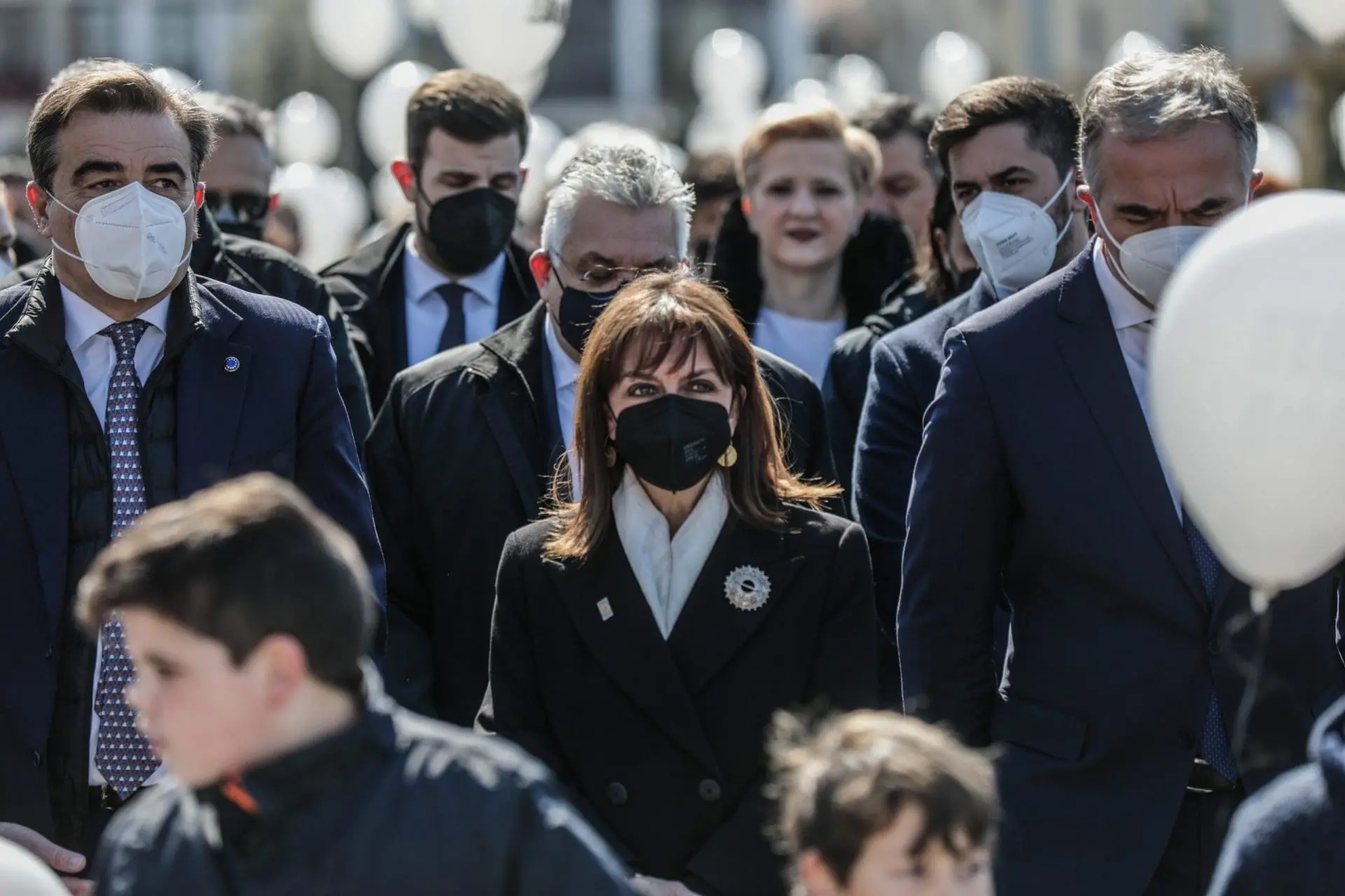 Χαιρετισμός μετά την πορεία μνήμης Ποτέ ξανά Θεσσαλονίκη Άουσβιτς 79 χρόνια από την αναχώρηση του πρώτου συρμού 4