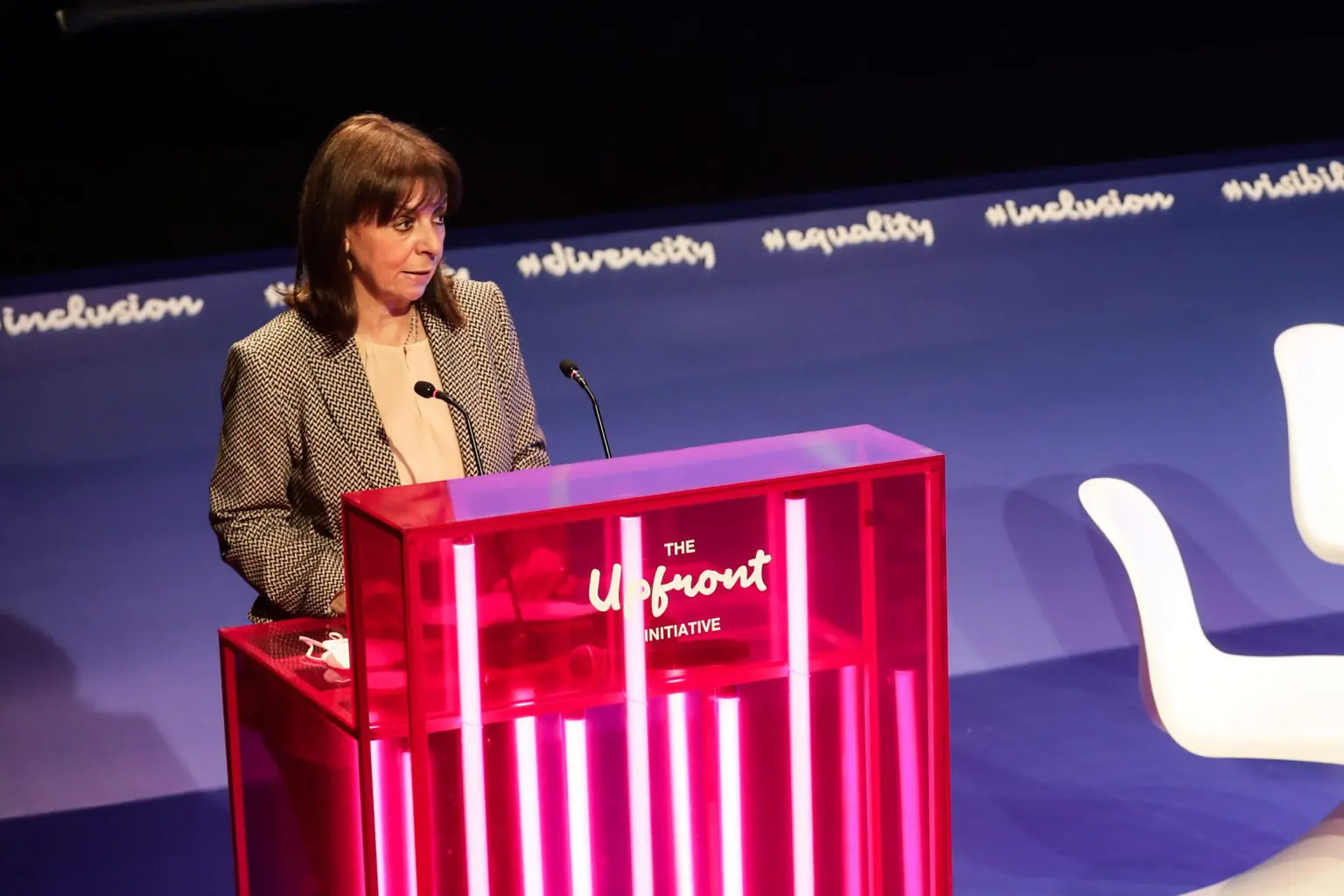 Χαιρετισμός στο συνέδριο The Upfront Initiative. Ορατότητα στην Πράξη
