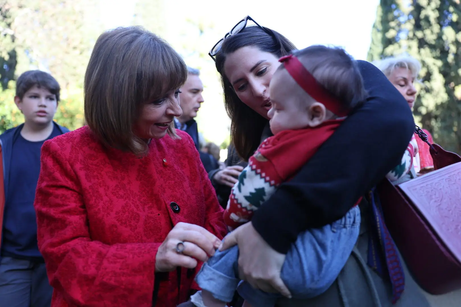 Χριστουγεννιάτικες μελωδίες στον κήπο του Προεδρικού Μεγάρου 1