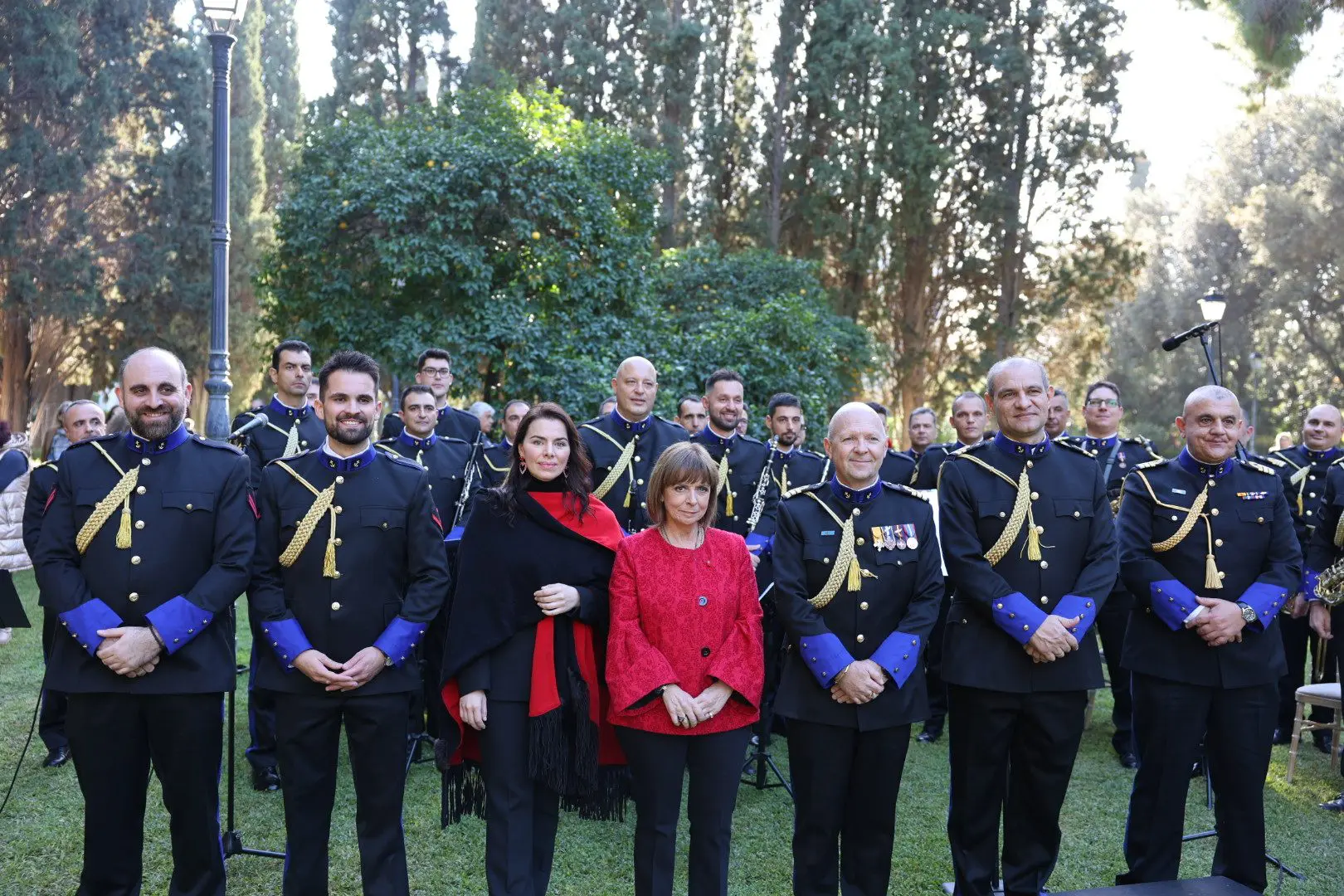 Χριστουγεννιάτικες μελωδίες στον κήπο του Προεδρικού Μεγάρου 5