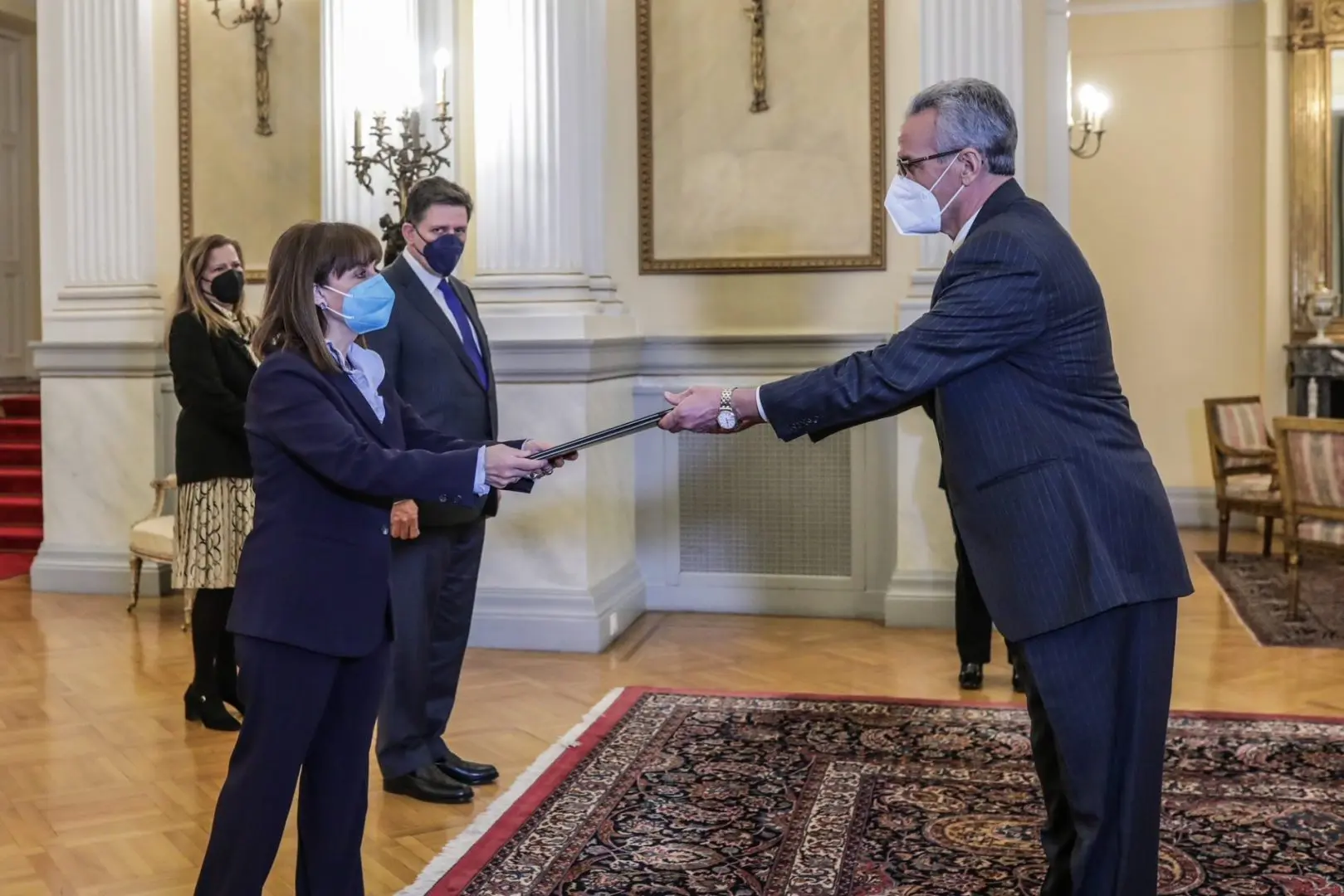 Τελετή επίδοσης διαπιστευτηρίων νέων Πρέσβεων 1 scaled