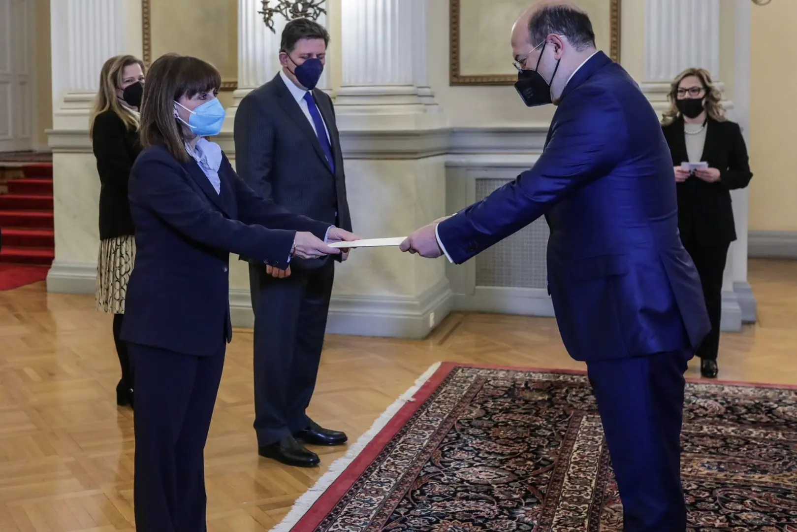 Τελετή επίδοσης διαπιστευτηρίων νέων Πρέσβεων 3 scaled